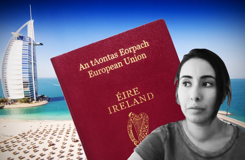 Dubai princess paid more than €200,000 for fake Irish passport to help her escape, lawyer says