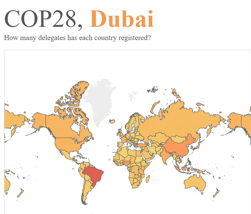 Analysis Which Countries Have Sent The Most Delegates To COP28