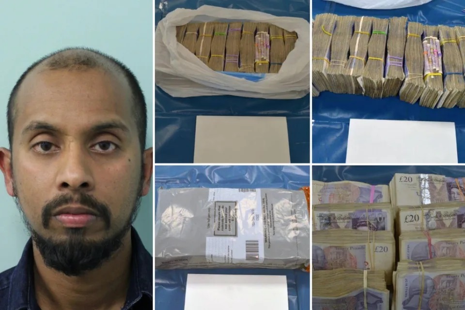 East London money launderer on the run after smuggling suitcases stuffed with cash to Dubai